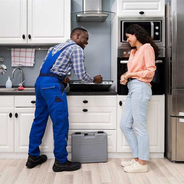 how long does it typically take to complete cooktop repair services in Burnt Prairie